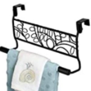 Over cabinet door towel holders